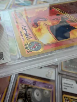 Pokemon 2000 Charizard REVERSE Holo🔥Japanese Neo Discovery Promo File Dracaufeu - Image 5