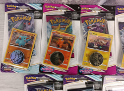 POKEMON - LOTTO 7 BLISTER - FUSION STRIKE / CHILLING REIGN - NUOVE SIGILLATE - Image 2
