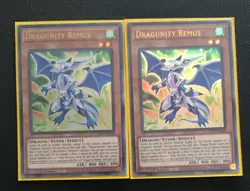 Yugioh! 2x Dragunity Remus - GFTP-EN038 - Ultra Rare - 1st Edition Near Mint - Image 1