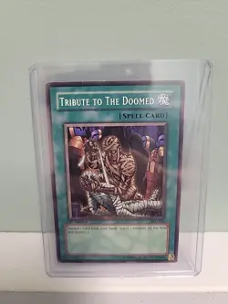 Yugioh Tribute To The Doomed SKE-035 1st Edition Near MINT - Image 1