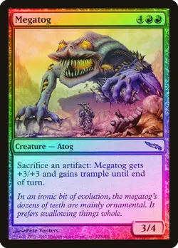 Megatog FOIL Mirrodin NM Red Rare MAGIC THE GATHERING MTG CARD ABUGames - Image 1