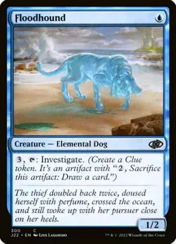 X 1 Floodhound NM Jumpstart J22 300 MTG Magic The Gathering - Image 1