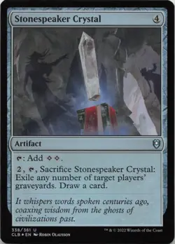 Stonespeaker Crystal - FOIL - U Commander Legends: Battle for Baldur's Gate 338 - Image 1