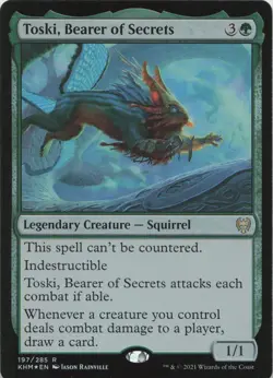 Toski, Bearer of Secrets - FOIL - R Kaldheim 197 - MTG - Image 1