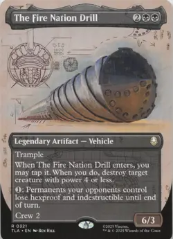 The Fire Nation Drill (Borderless) R Avatar: The Last Airbender 321 NM MTG - Image 1