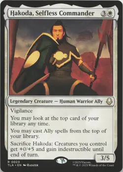 Hakoda, Selfless Commander R Avatar: The Last Airbender 23 NM MTG - Image 1