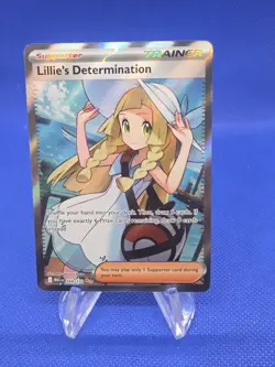 Pokemon Mega Evolution Lillie’s Determination 169/132 Full Art Trainer NM - Image 1