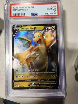 Pokemon TCG Pokemon Dragonite V Dragonite Ultra Rare Holo psa 10 - Image 1