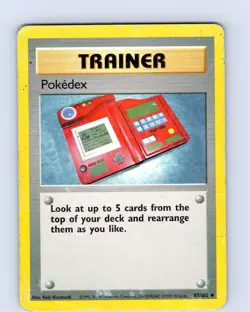 Pokemon TCG Pokedex Base Set 87/102 Unlimited Uncommon Card WOTC MP - Image 1
