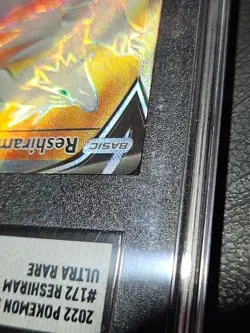 Reshiram V 172/195 2022 Pokemon Silver Tempest FA Full Art Graded SGC 10 - Image 2