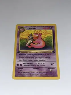Pokemon TCG Slowbro Fossil 43 Regular 1st Edition Uncommon - Image 2