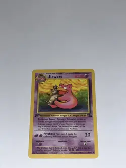 Pokemon TCG Slowbro Fossil 43 Regular 1st Edition Uncommon - Image 3