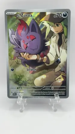 N's Zorua 189 SV: Scarlet & Violet Journey Together Black Star Promo Pokemon - Image 1