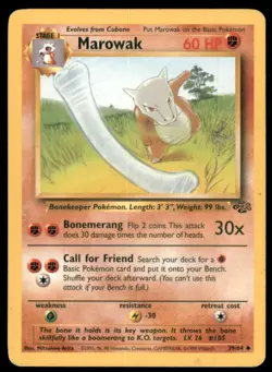 Pokemon Jungle Marowak #39/64 - Image 1