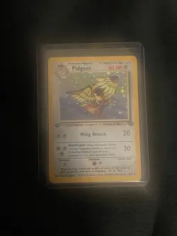 Pidgeot Jungle 8/64 1st Edition Holo Rare Card Pokemon TCG Light Play - Image 1