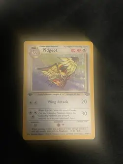 Pidgeot Jungle 8/64 1st Edition Holo Rare Card Pokemon TCG Light Play - Image 3