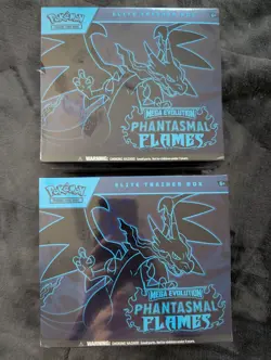 Pokemon TCG: Phantasmal Flames Factory Sealed Elite Trainer Box x2 - Image 1