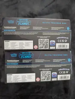 Pokemon TCG: Phantasmal Flames Factory Sealed Elite Trainer Box x2 - Image 4