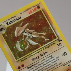 Pokemon TCG - Kabutops 9/62 Fossil Holo Rare WOTC 1999 - EXC - Image 1