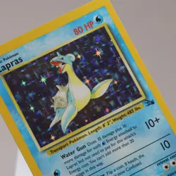 Pokemon TCG - Lapras 10/62 Fossil Holo Rare WOTC 1999 - NM - Image 1