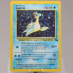 Pokemon TCG - Lapras 10/62 Fossil Holo Rare WOTC 1999 - NM - Image 2