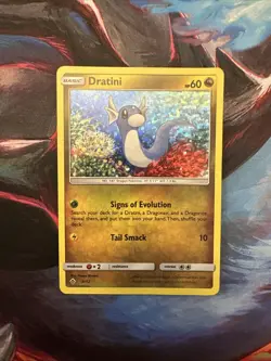 McDonald's Dratini 9/12 Holo Pokemon TCG Card 2018 Confetti Collection - Image 1
