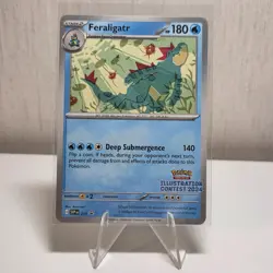 Feraligatr SVP213 Illustration Contest 2024 Scarlet & Violet Promo Pokemon Card - Image 1