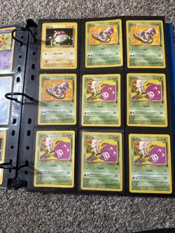 Large Vintage Pokemon Binder! Team Rocket, Gym Hero’s, Gym Challenge 185 Cards!! - Image 3