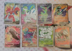 Pokemon TCG Mixed Card Lot of 8 Full Art NM - Image 1