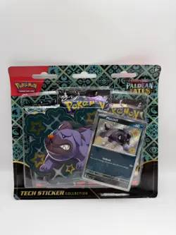 Pokemon TCG Paldean Fates Tech Sticker Collection - Maschiff NEW Sealed - Image 1