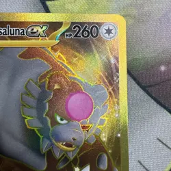 POKEMON BLOODMOON URSALUNA EX 222/167 TWILIGHT MASQUERADE GOLD HYPER RARE - NM - Image 3