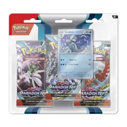 Pokemon TCG: Scarlet & Violet-Paradox Rift Blister 3 Pack Cetitan or Arctibax 820650854033 - Image 1