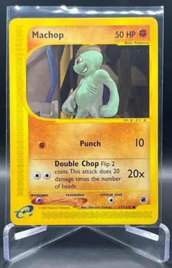 Pokemon TCG Expedition Base Set MACHOP Regular, Common - 117/165 - Image 1