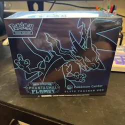 Phantasmal Flames Pokemon Center Exclusive Elite Trainer Box ETB SEALED - Image 1