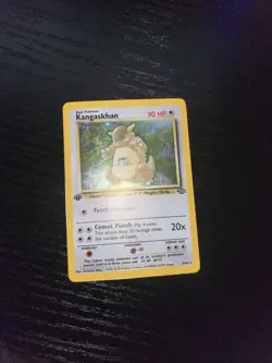 Pokemon TCG Kangaskhan 1st Edition Holo Rare Card 5/64 Jungle 1999 WOTC LP-MP - Image 2