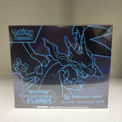 Phantasmal Flames Pokemon Center Exclusive Elite Trainer Box ETB SEALED - Image 1