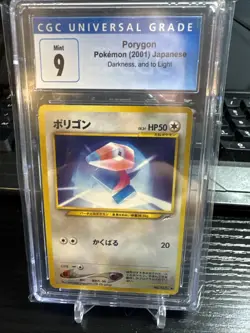 PORYGON 2001 POKEMON JPN NEO DESTINY DARKNESS AND TO LIGHT #137 CGC 9 Q3622 - Image 1