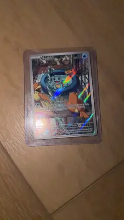 Pokemon TCG Squirtle Stellar Crown Illustration Card 148/142 FLAWLESS!! - Image 2