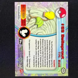 topps Pokemon TV Animation Edition Series 1 Rainbow Holo Foil #69 Bellsprout - Image 2
