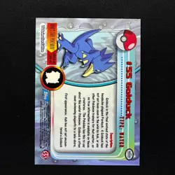 topps Pokemon TV Animation Series 1 Rainbow Holo Foil #55 Golduck - Image 2
