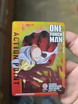 Bandai Card Fest Union Arena One Punch Man Action Point UEPR/OPM-APO1 Promo Card - Image 1