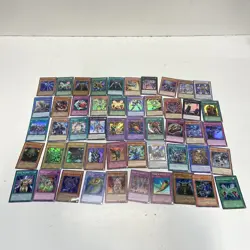 Mixed Rare Holographic YU-GI-OH! TCG and CCG Trading Cards Bundle (Set Of 50) - Image 1