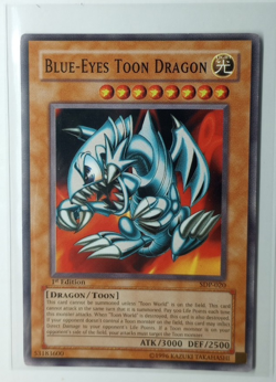 1st Edition Blue-Eyes Toon Dragon - SDP-020 (Starter Deck: Pegasus- First) LP NM - Image 1
