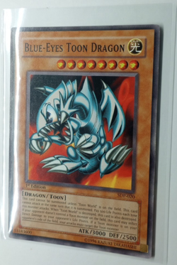 1st Edition Blue-Eyes Toon Dragon - SDP-020 (Starter Deck: Pegasus- First) LP NM - Image 3