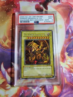 PSA 9 Winged Dragon of Ra GBI-003 SCR Secret Rare Yu-Gi-Oh! Gameboy Promo 2003 - Image 1