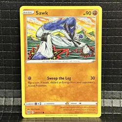 Sawk #81/172 Brilliant Stars Common Pokemon Card - Image 1
