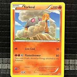 Torkoal #16/106 Flashfire Uncommon Pokemon Card - Image 1