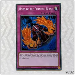 Horn of the Phantom Beast - DASA-EN060 - Super Rare 1st Yugioh Card (B) (YC82) - Image 1