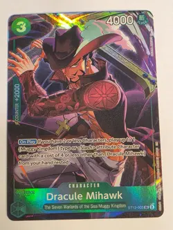 Dracule Mihawk (Illustration Box Vol.4) ST12-003 One Piece Promotion Cards Foil - Image 1