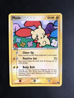Plusle 5/17 Holo - LP/NM - Pop Series 3 Pokemon Card - Image 1